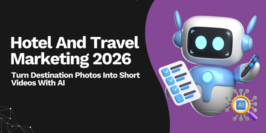 Hotel And Travel Marketing 2026 Turn Destination Photos Into Short Videos With AI