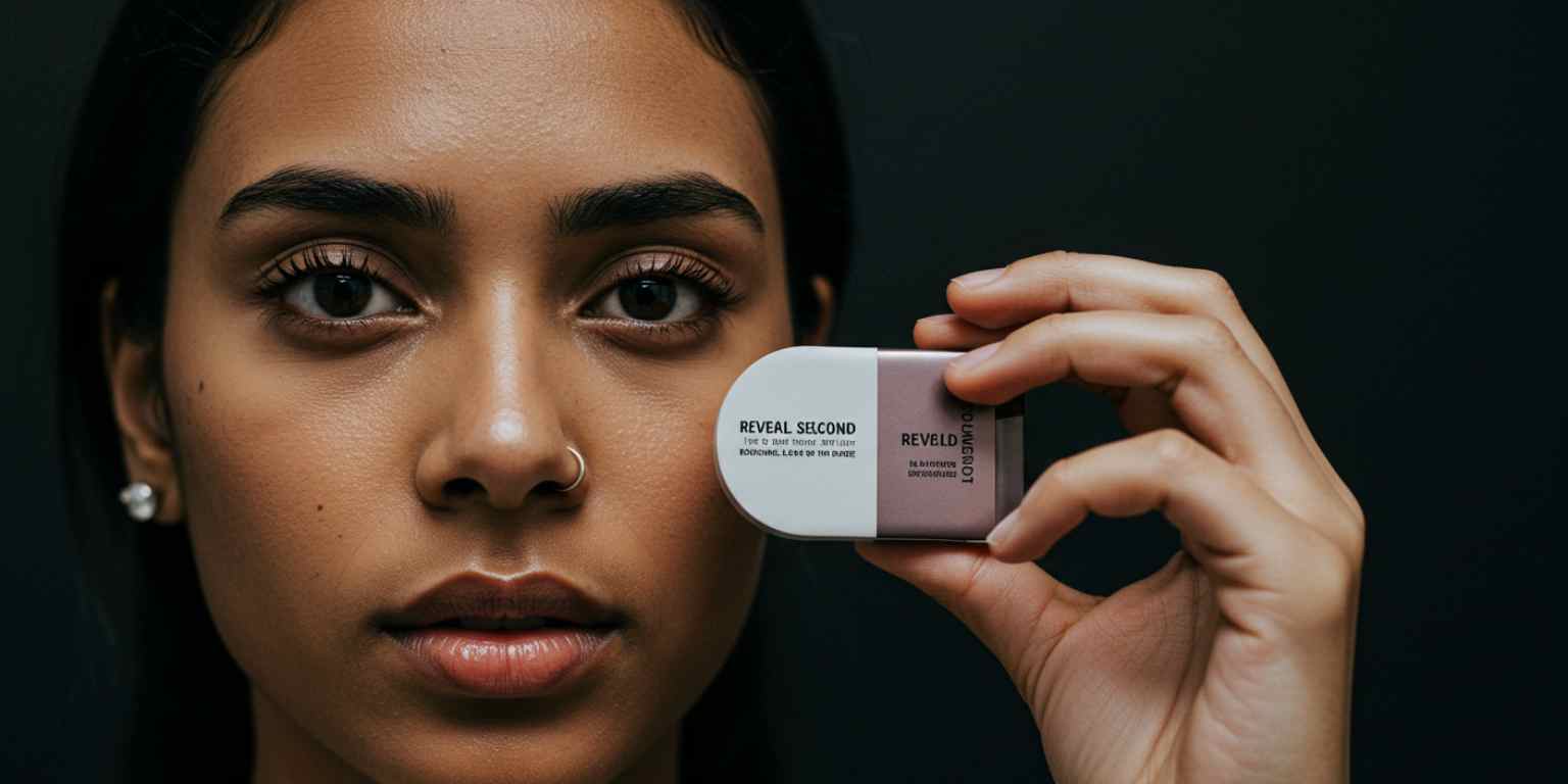 Timeline showing first second as a close crop, second two to three as the reveal, final frame as branded lock-up